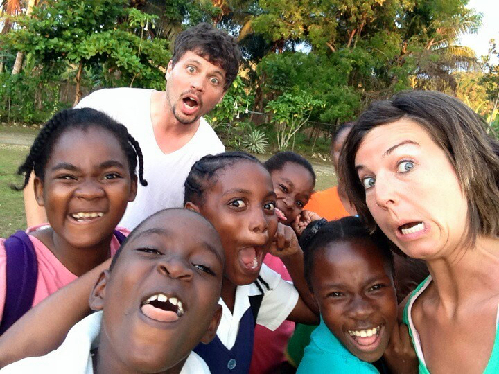 Josh Schukman and his fiancé, Brittain Kovac, in Jamaica 