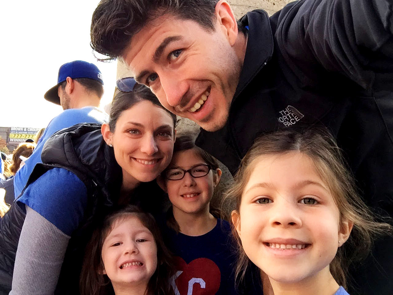 George Brooks and family