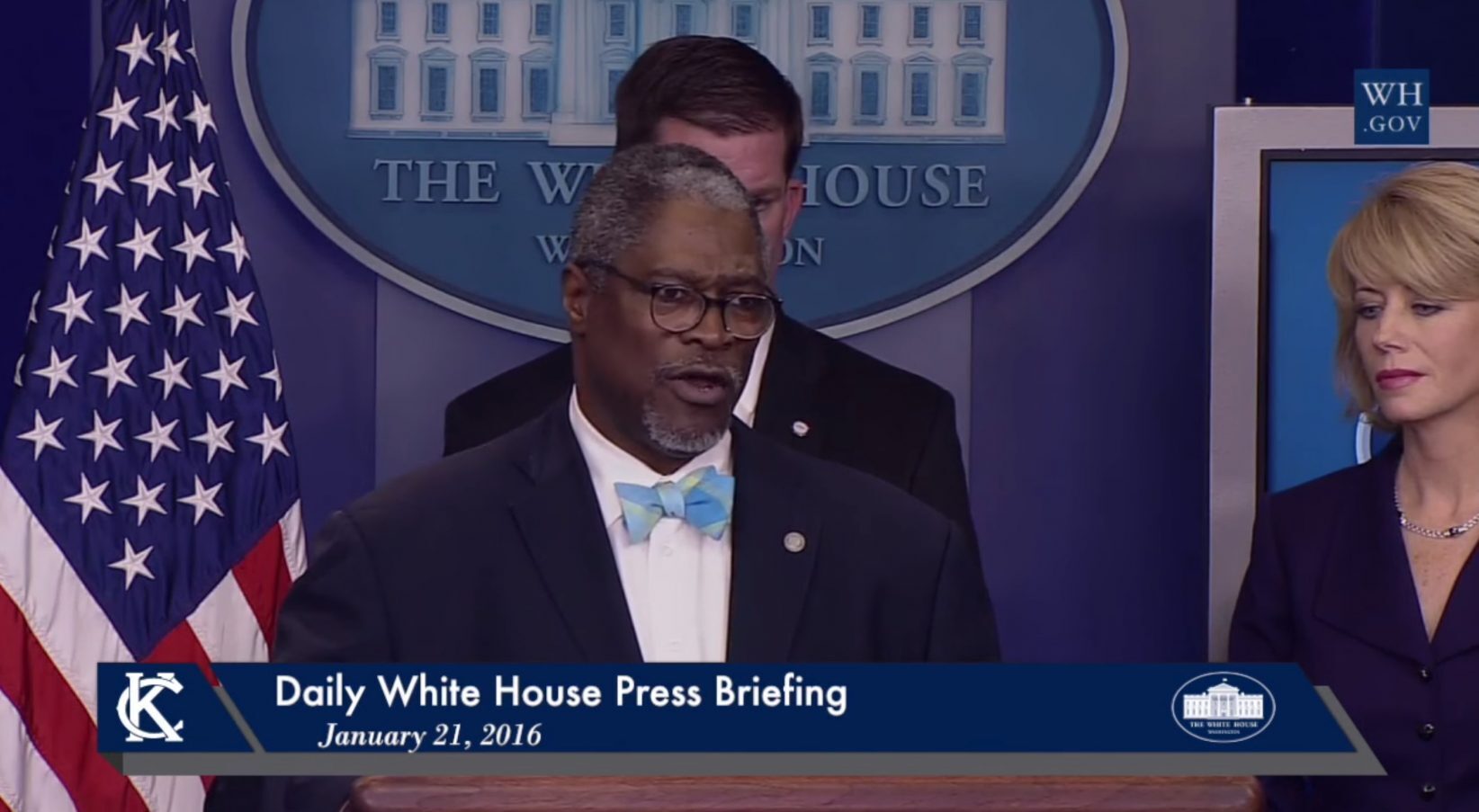 Kansas City Mayor Sly James at the White House