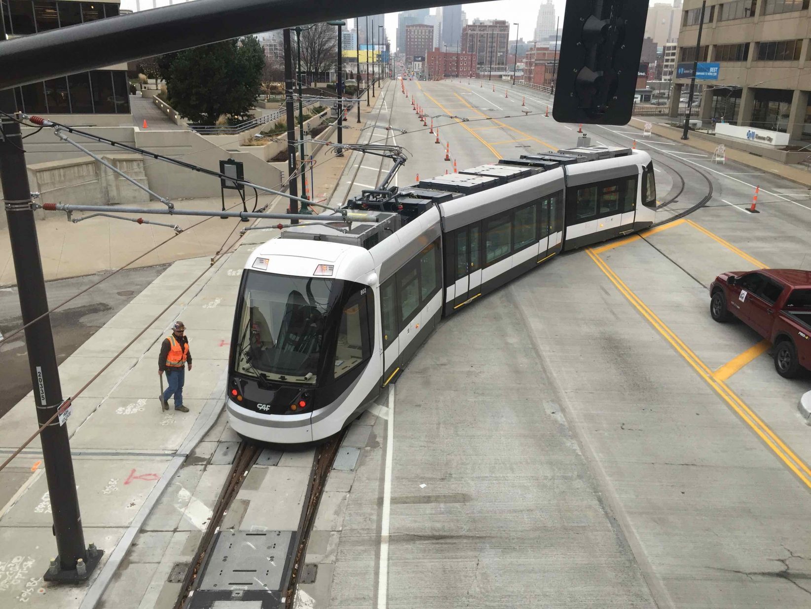 Kansas City's streetcar. Photo by David Johnson.