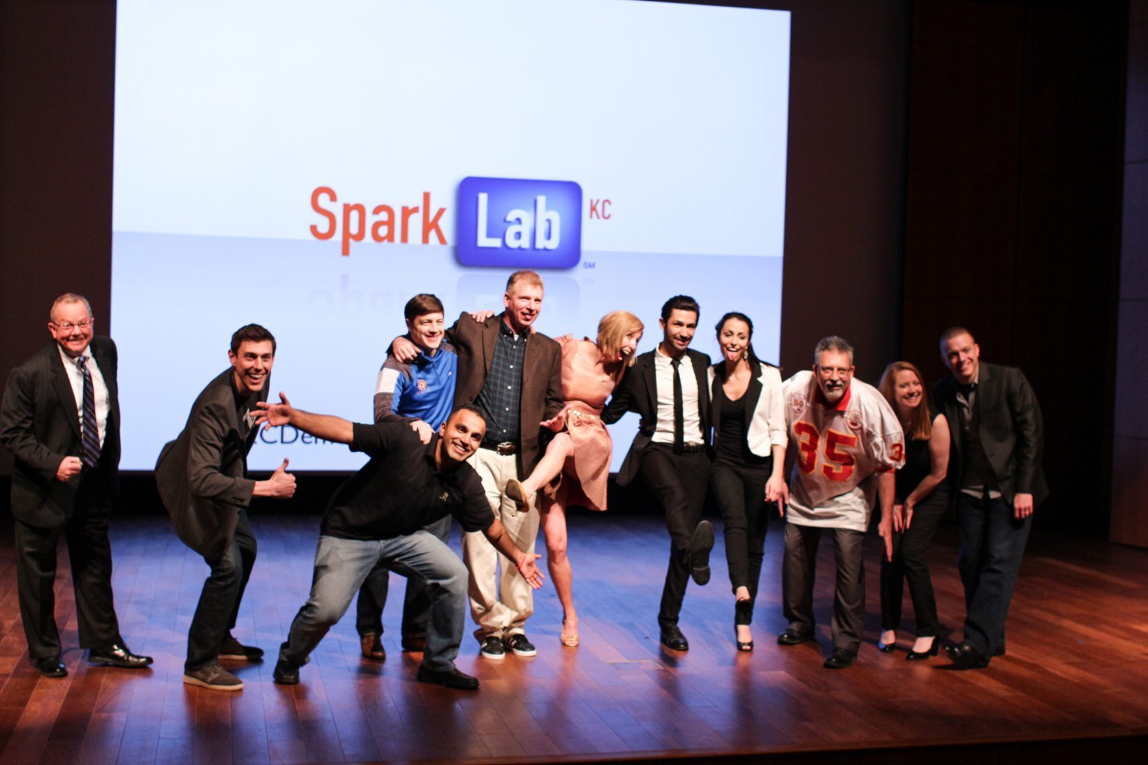 SparkLabKC's 2015 class.