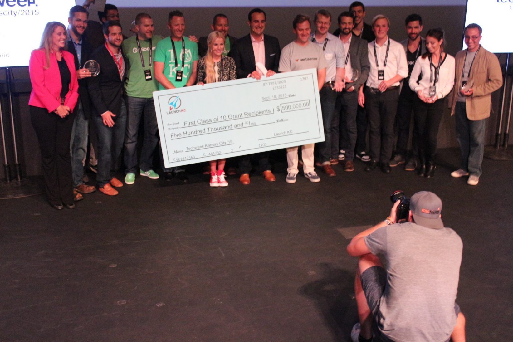 The 2015 LaunchKC winners.