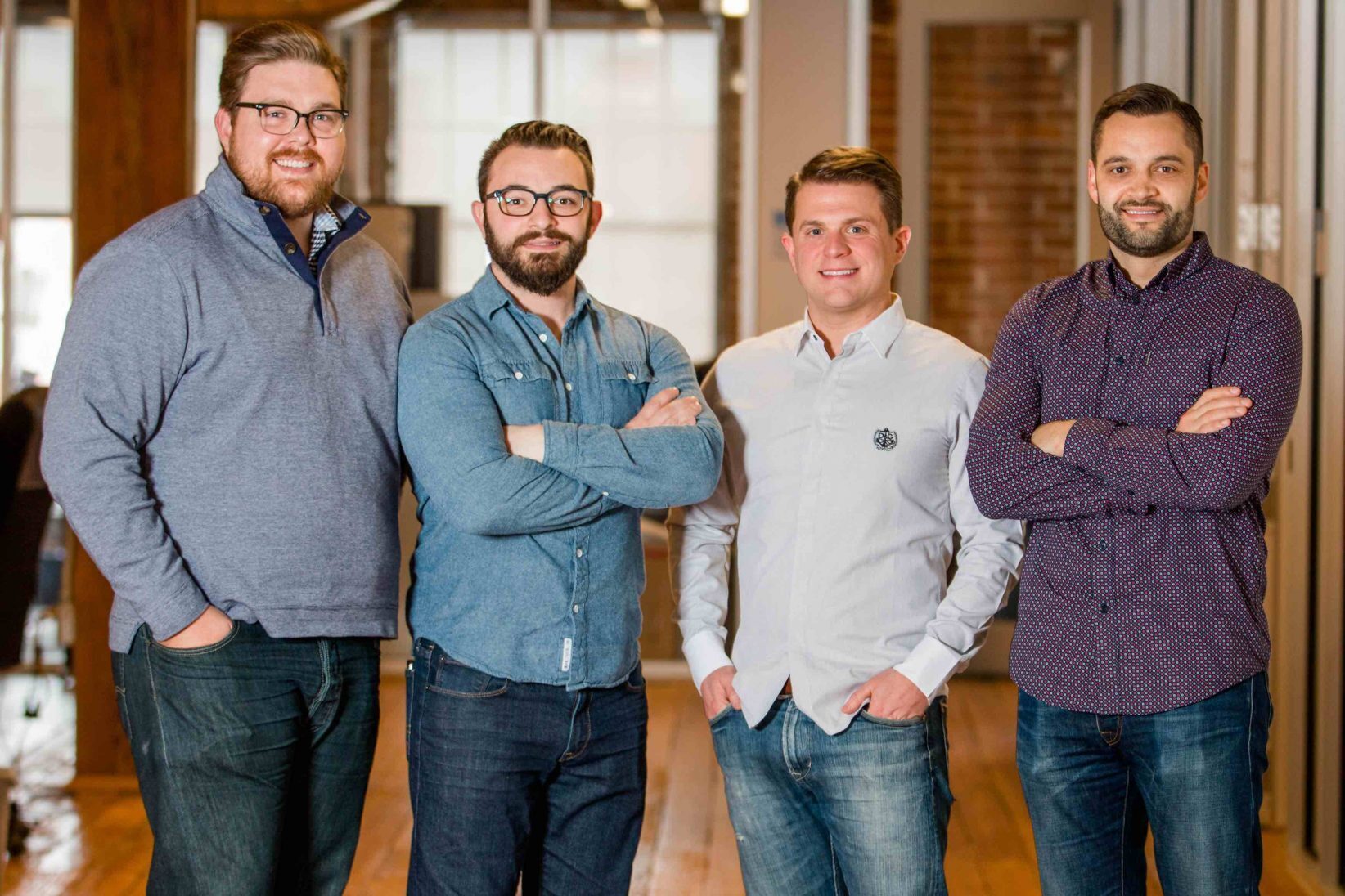 The Collective Funds managing partners (from left to right): Shane Spencer, Blake Miller, Alex Altomare and Erik Wullshleger