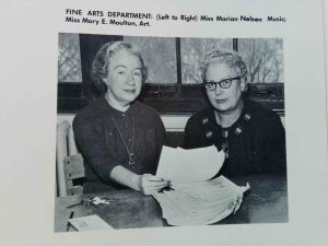 Mary E. Moulton, right.
