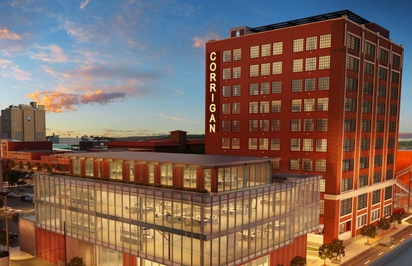 Rendering of Corrigan Station.