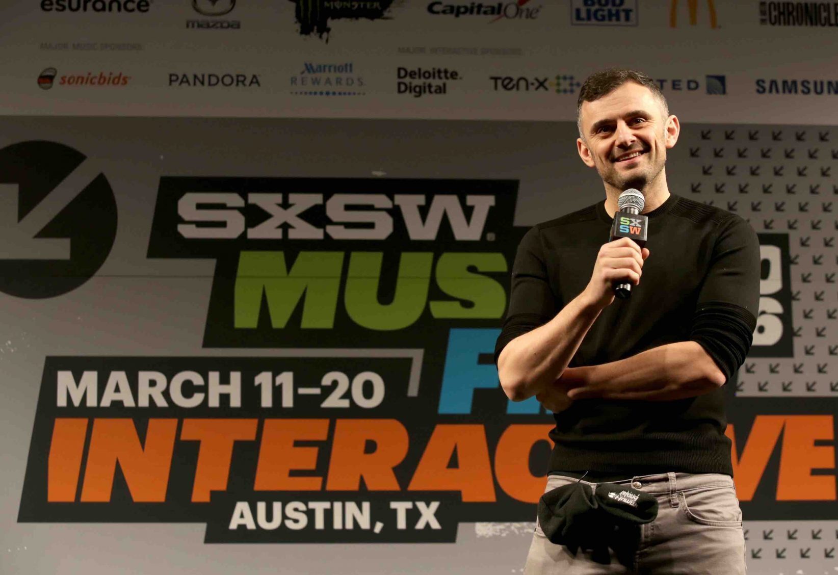Austin, TX, March 11, 2016:  Gary Vaynerchuk speaks onstage at '#AskGaryVee IRL: Gary Vaynerchuk Answers It All' during the 2016 SXSW Music, Film + Interactive Festival at Austin Convention Center on March 11, 2016 in Austin, Texas.  (Photo by Sandra Dahdah/Getty Images for SXSW) *** Local Caption *** Gary Vaynerchuk