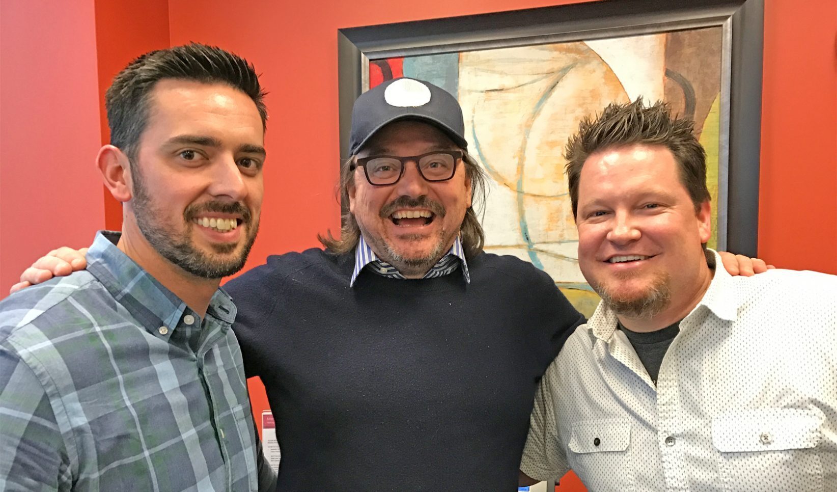 Brock Stechman and Brody Dorland with Robert Rose.