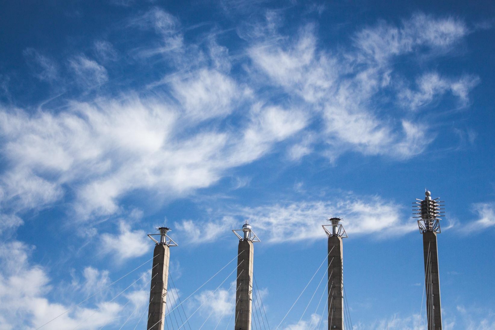 The Bartle Sky Stations to the southwest of downtown Kansas City. Photo by Hannah Arredondo
