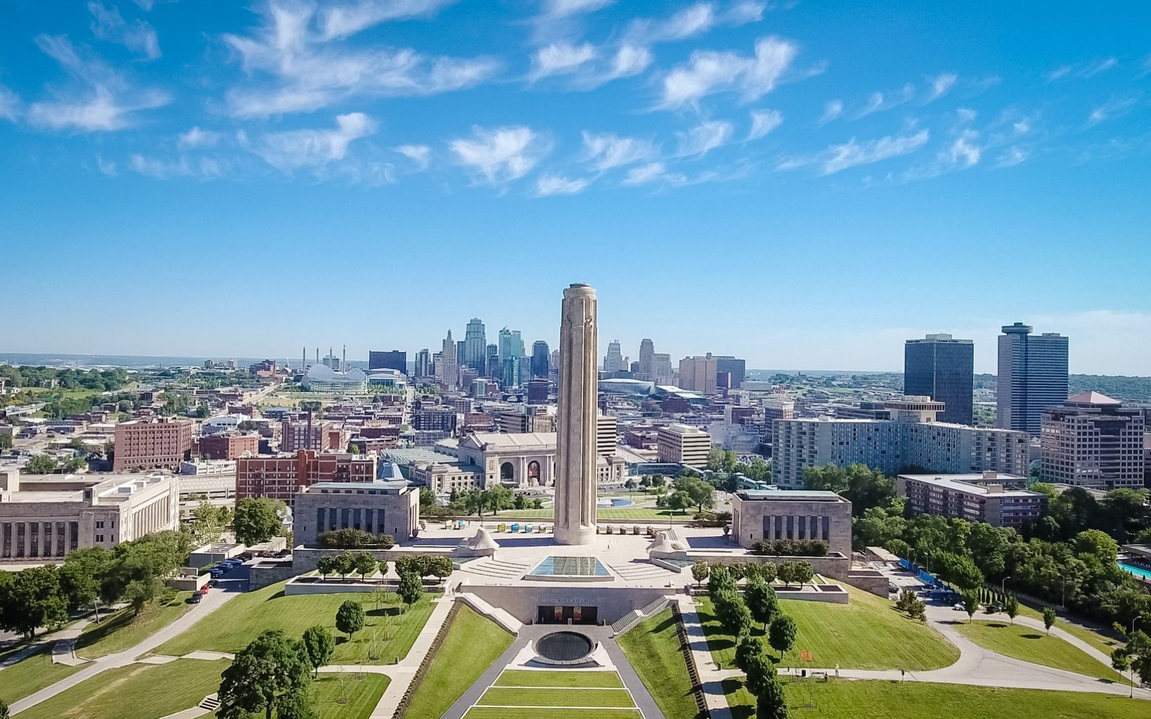 Liberty Memorial drone