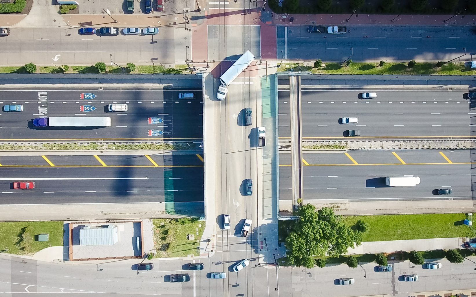 i35 kansas city drone highways