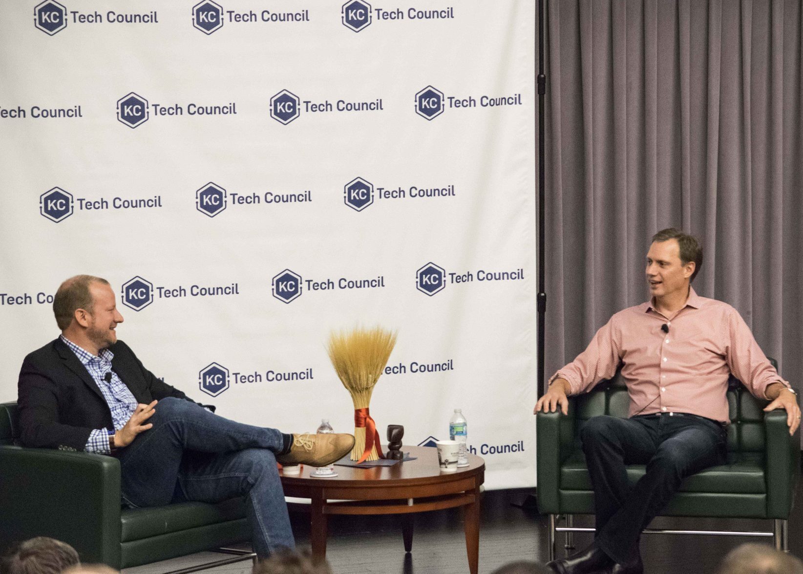 Ryan Weber, President at KC Tech Council, and Dow Draper, CEO of Virgin Mobile USA