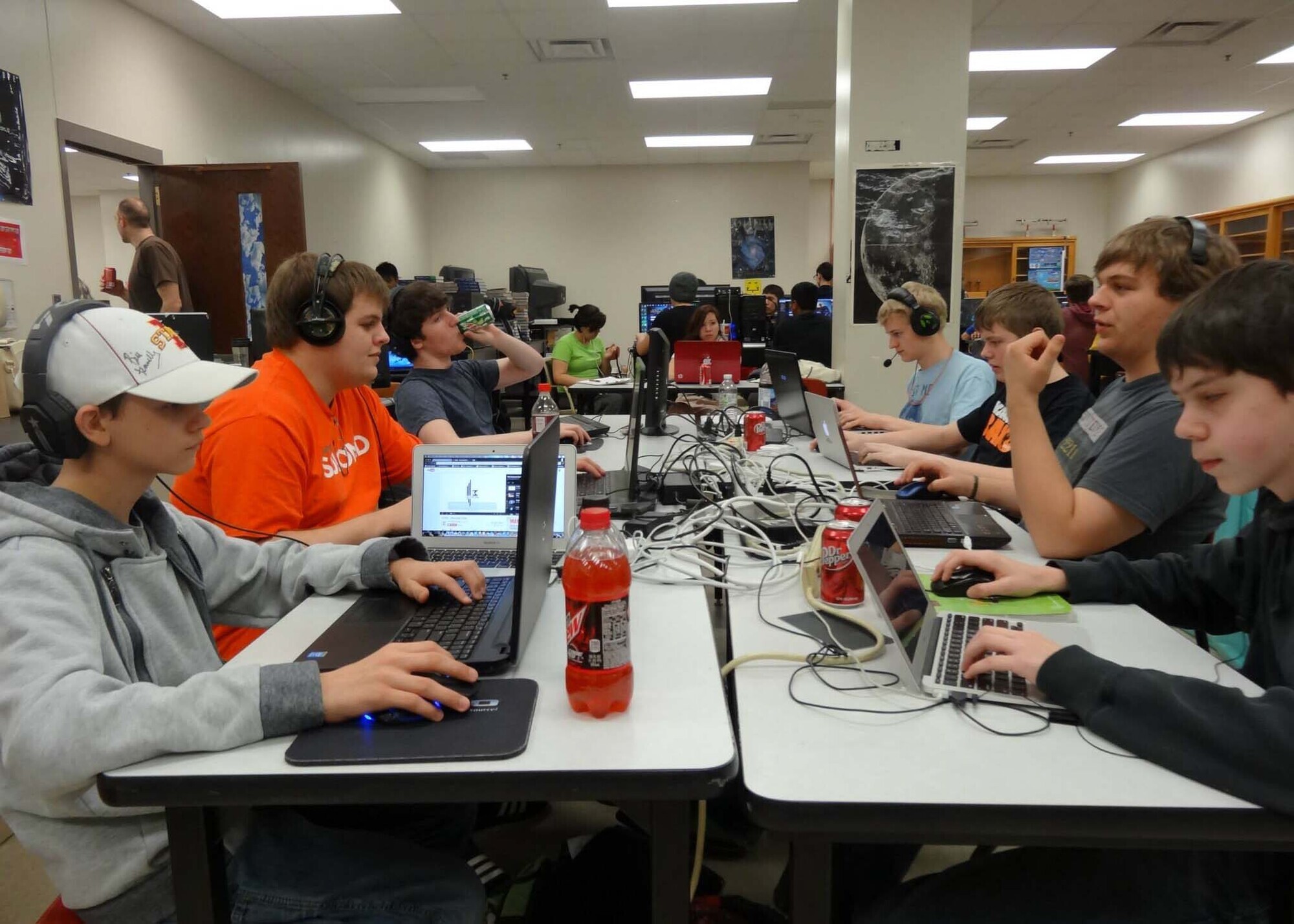 student participants of High School eSports League 