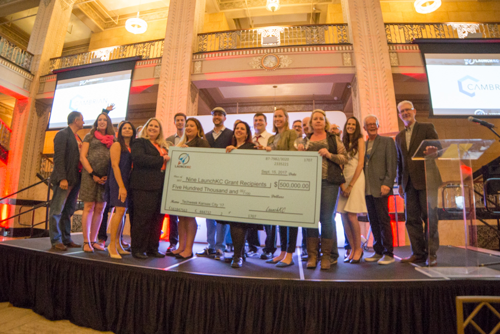 The 2017 LaunchKC winners.