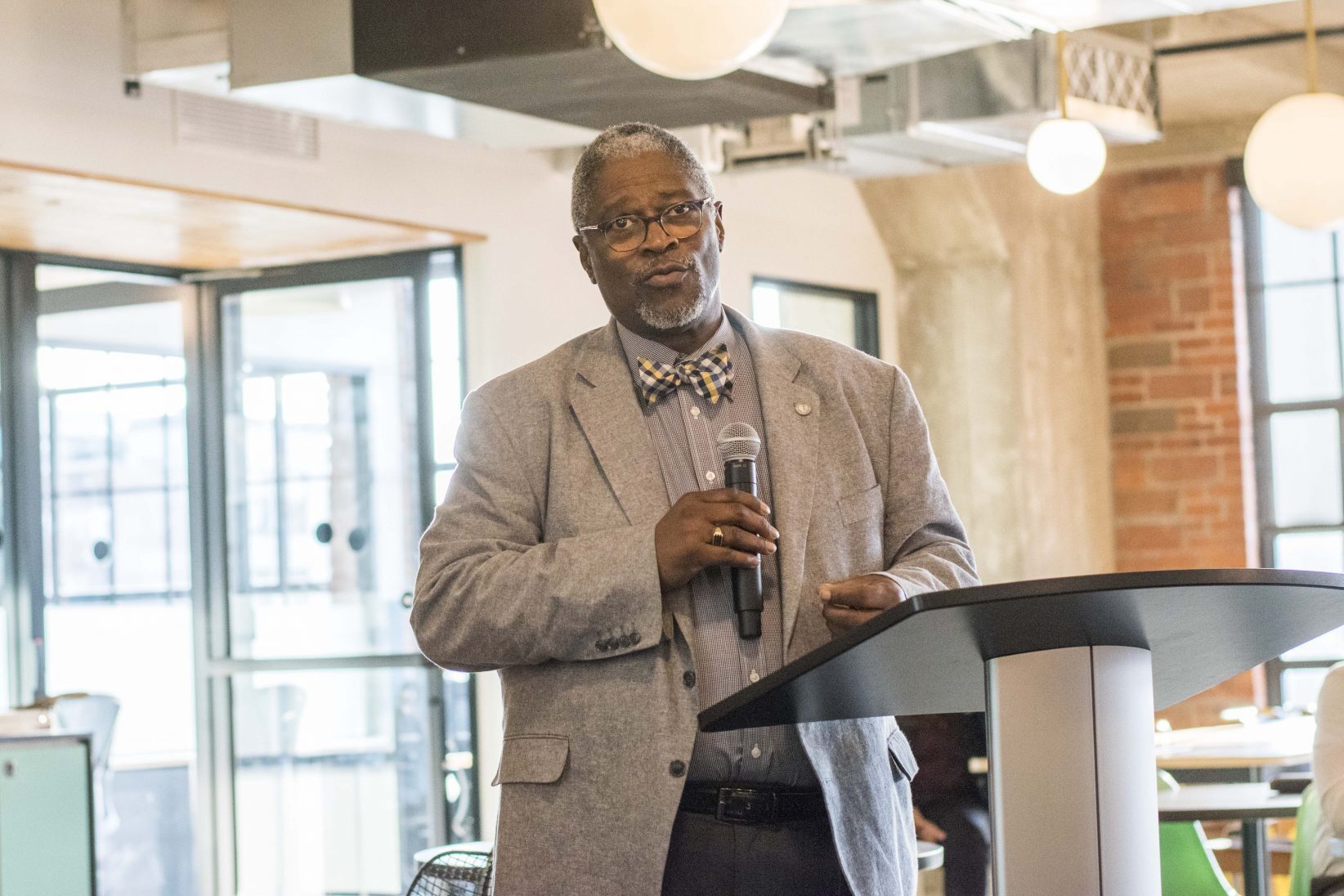 Mayor Sly James at the 2017 Innovation Partnership Program demo day