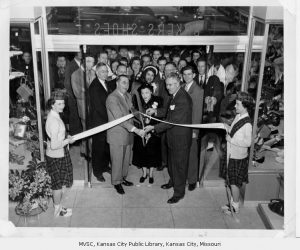 3116 Troost Ave. Baker_s Shoe Store Ribbon Cutting Ceremony – 1950