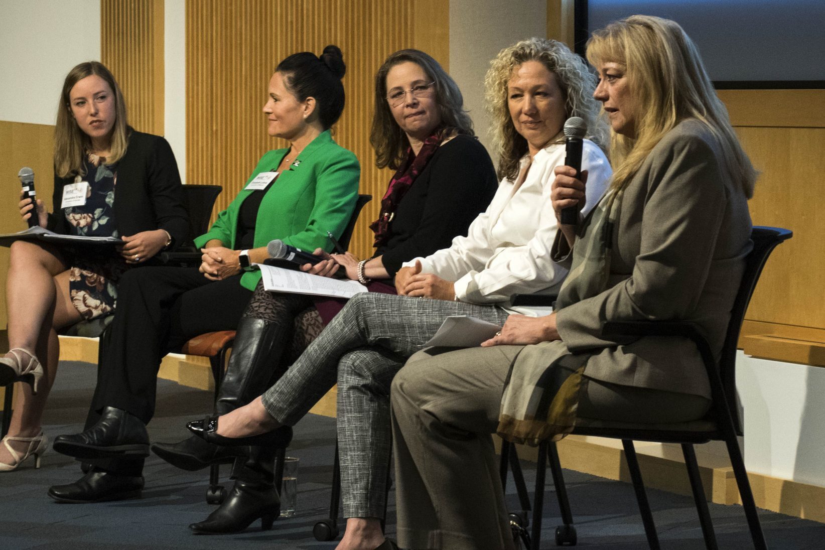 Elizabeth Loboa, Dean and Professor of Bioengineering
University of Missouri, Tammie Wahaus, CEO of Elias Animal Health, Rebecca MacKinnon, founder 
5th Dimension Strategies and Nancy Zurbuchen, 
Small Business Advocate Region 7 