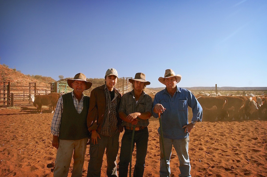 Andy Stoll at an Australian dude ranch. 