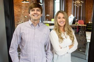 Eric Goeken, CTO, and Laura Steward, founder and CEO, VideoFizz