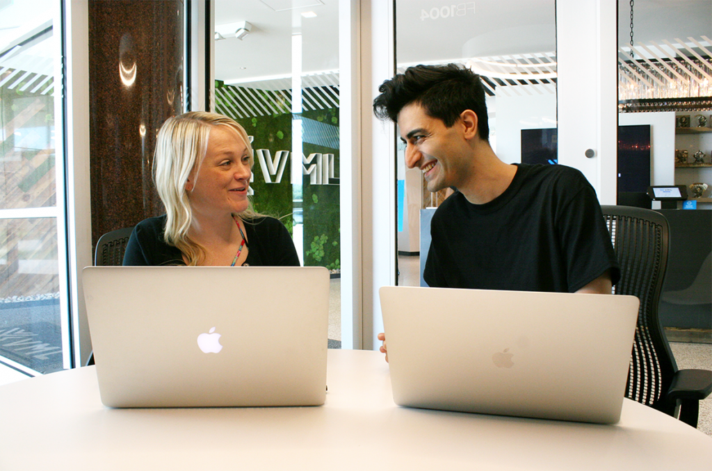 Gloria Higley and Mohammad Rasoulipour, VML LaunchCode