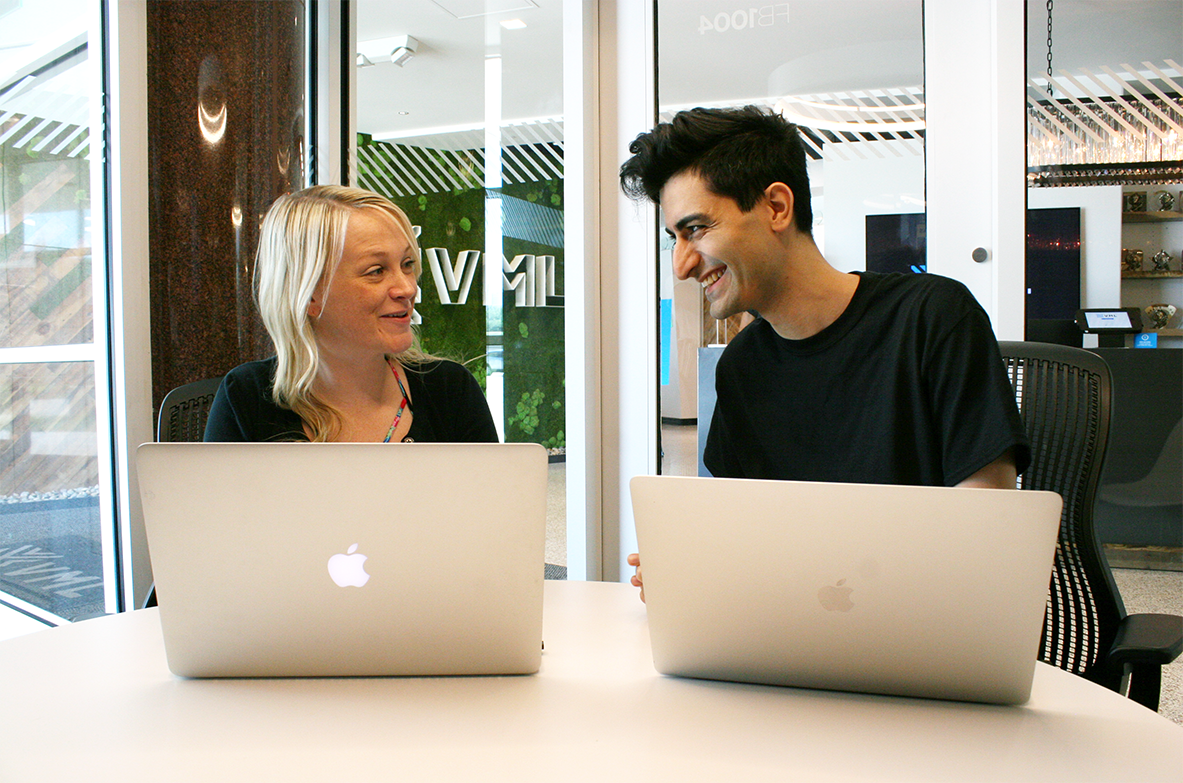 Gloria Higley and Mohammad Rasoulipour, VML LaunchCode