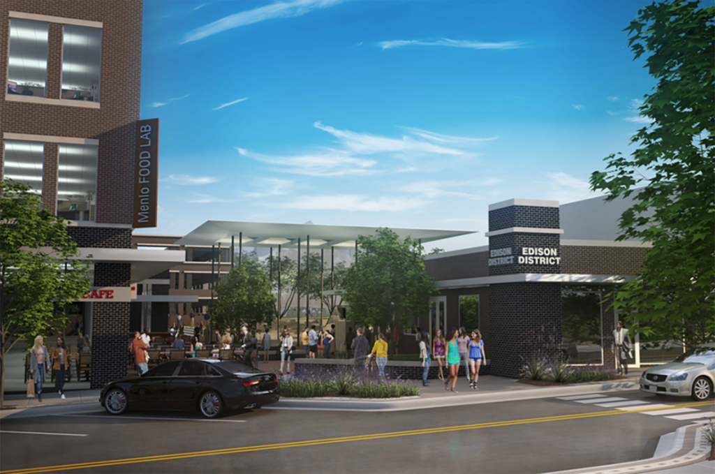 Edison District rendering, Opus Group