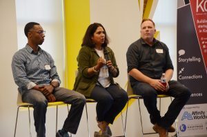 Reggie Gray, Black Privilege, Anita Newton, Mighty Good Solutions, and Jake Randall, Doughnut Lounge