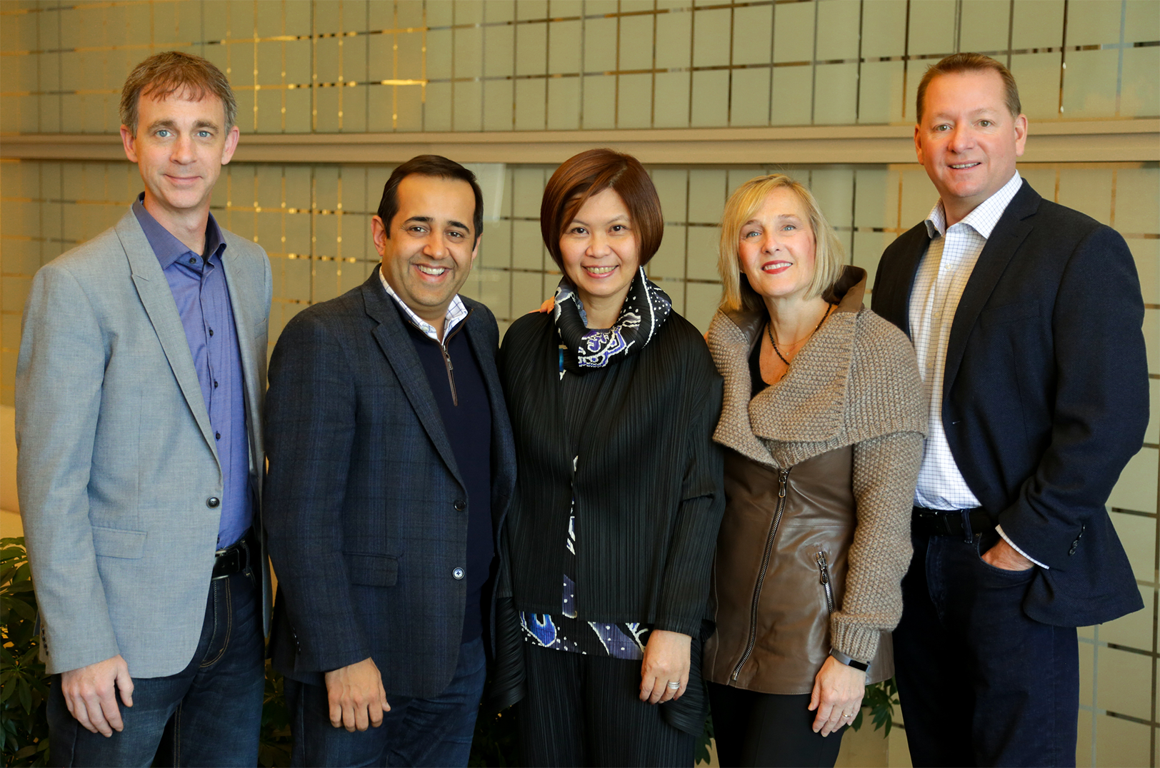 Dale Hazlett, chief financial officer and principal, DEG; Neal Sharma, chief executive and principal, DEG; Jean Lin, Isobar Global CEO; Deb Boyda, Isobar U.S. CEO; and Jeff Eden, chief revenue officer and principal, DEG