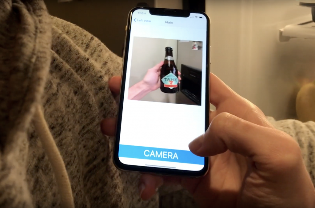 DeepLens mobile view