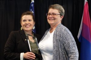 Theresa M. Van Ackeren, Family Bicycles, Business Equality Awards Luncheon organized by the Mid-America Gay & Lesbian Chamber of Commerce in Kansas City