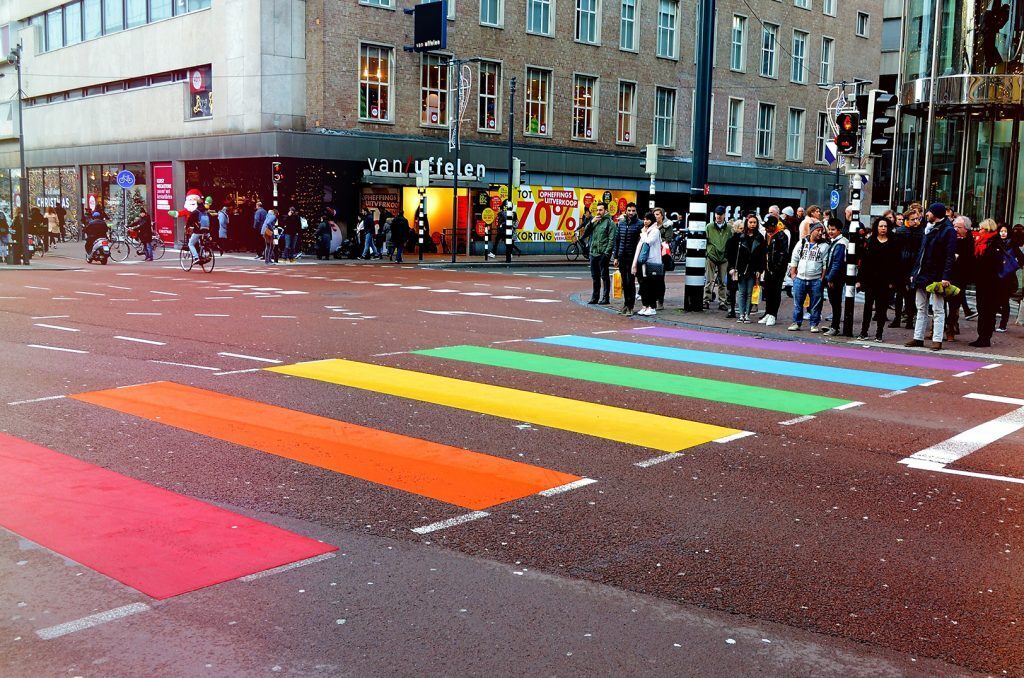 The Rainbow Crossing, Utrecht, Netherlands, photo by Tayla Kohler