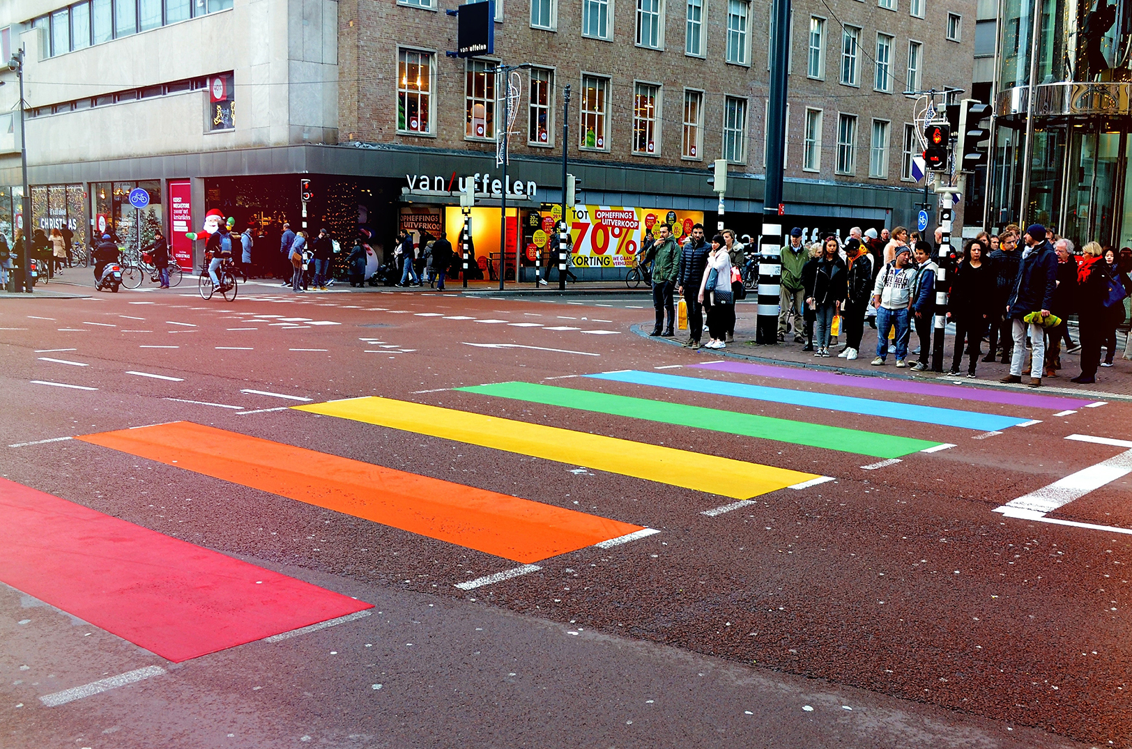 The Rainbow Crossing, Utrecht, Netherlands, photo by Tayla Kohler