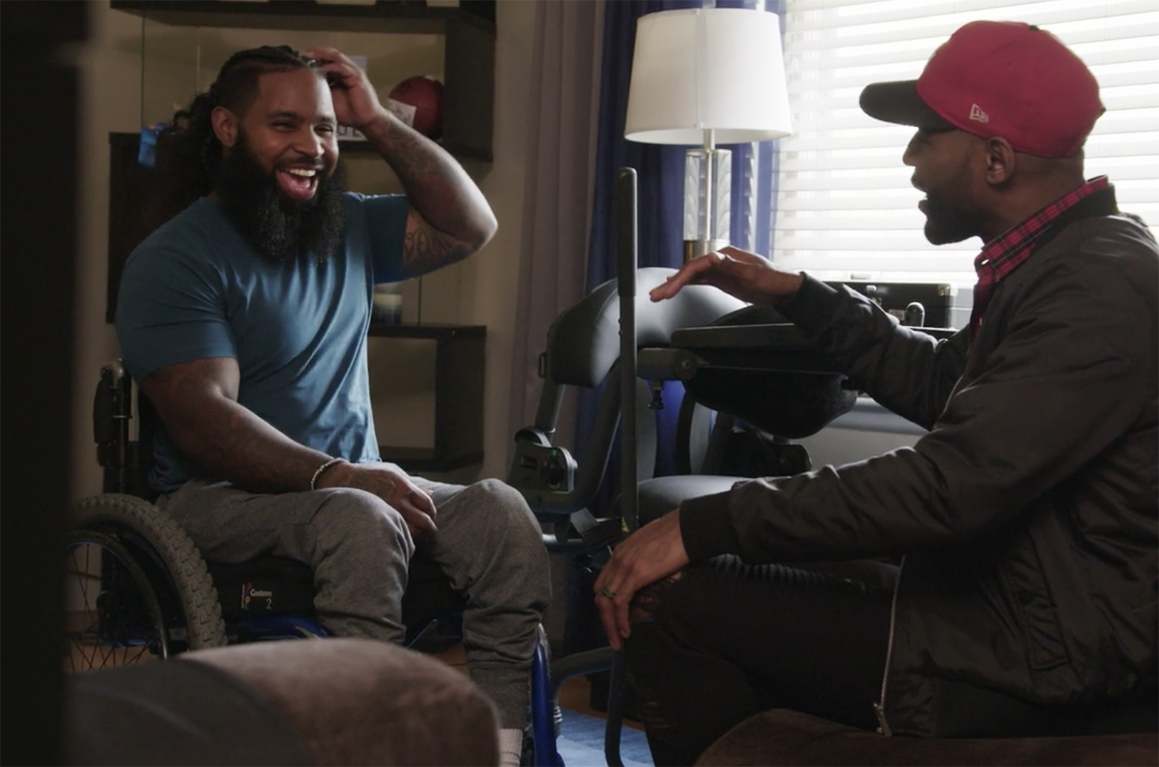 Wesley Hamilton, Disabled But Not Really, and Karamo Brown, "Queer Eye"; image courtesy of Netflix