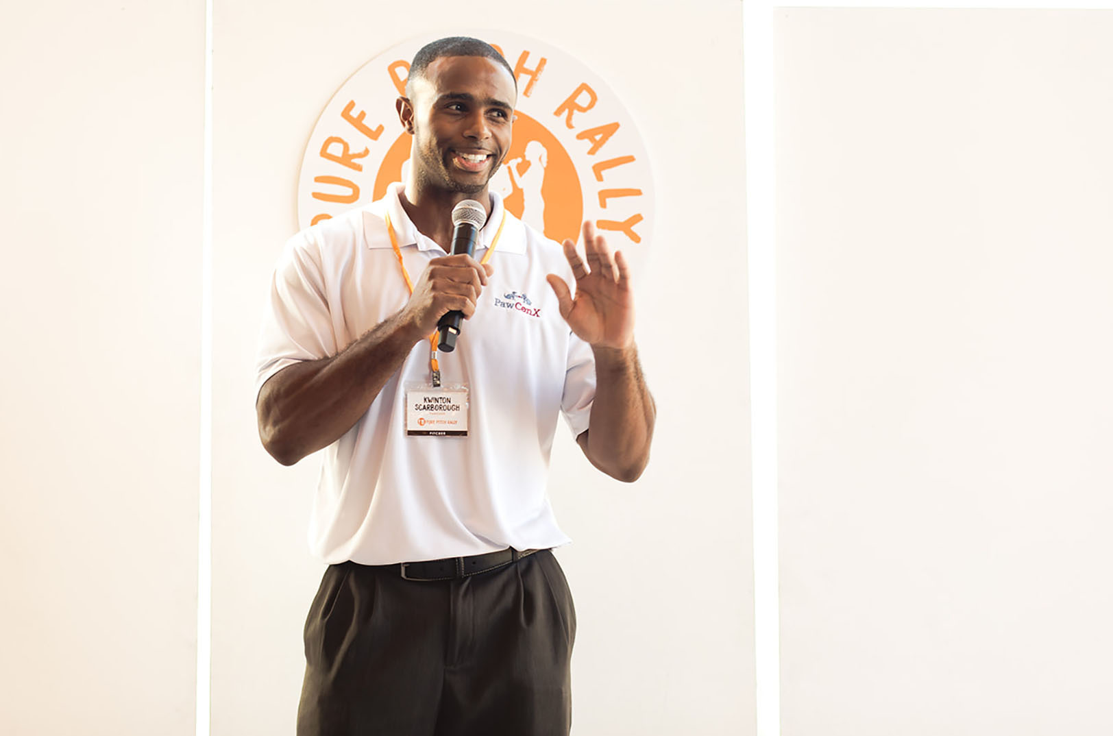 Kwinton Scarbrough, PawConX LLC; Pure Pitch Rally 2019; photo by Mikaela Wendel