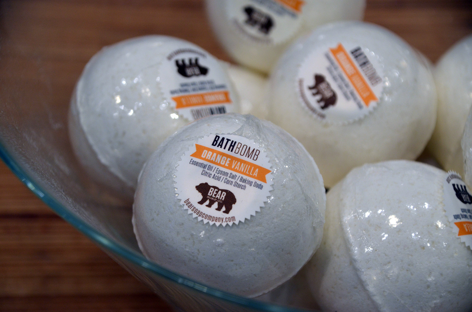 Bath bombs by Bear Soap Co.