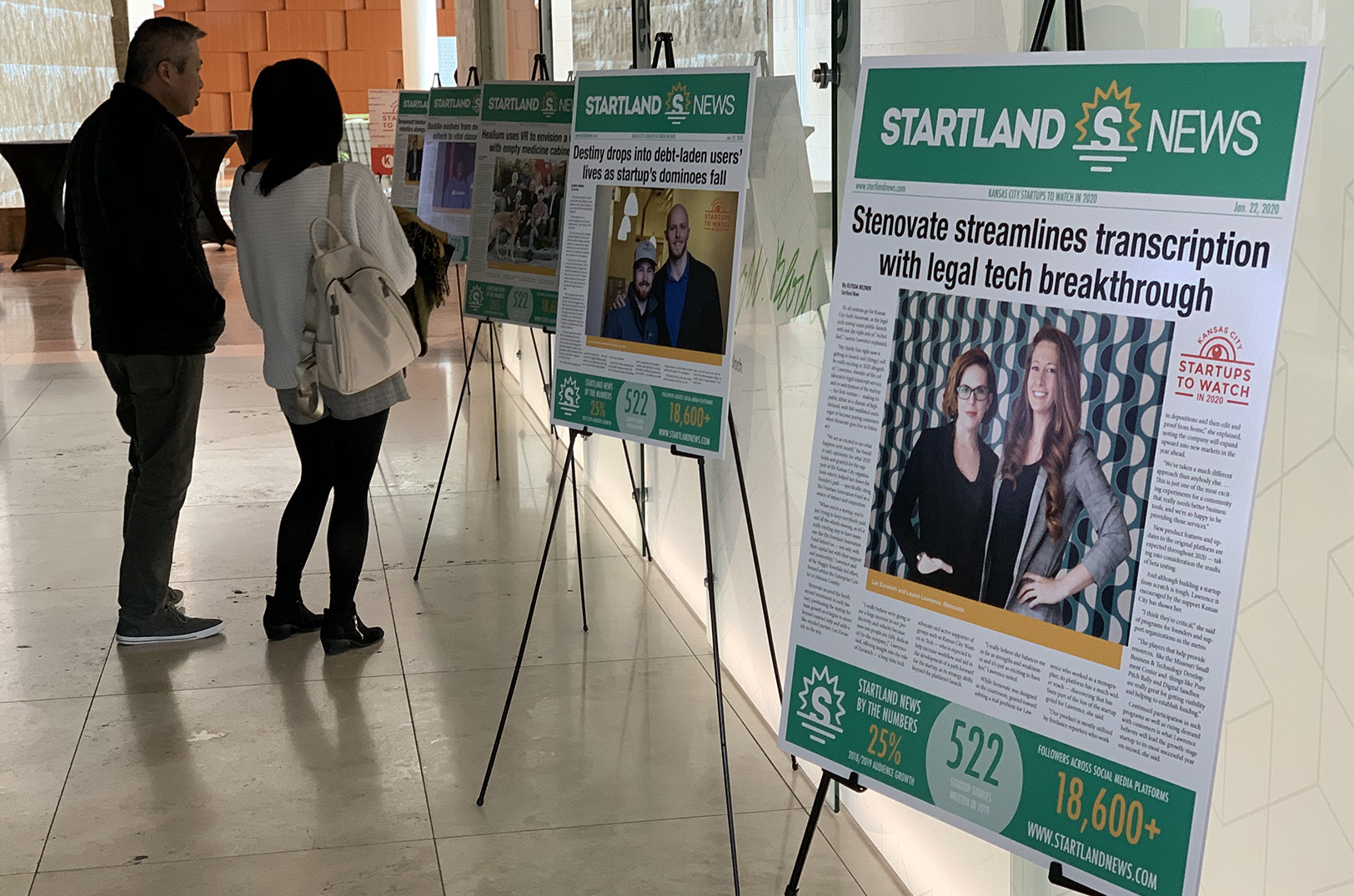 Startland News' Kansas City Startups to Watch in 2020 celebration; H&R Block World Headquarters