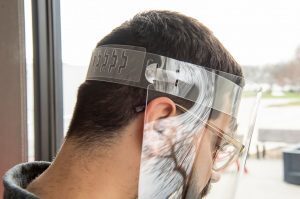 Open source face shield, Dimensional Innovations