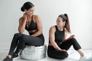 Aja James and Mallory Jansen, Flexy