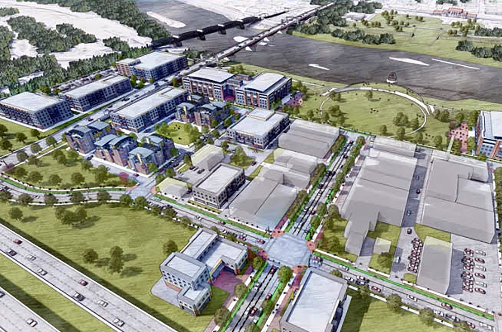 Go Topeka innovation district 01 Potential innovation district site, Go Topeka