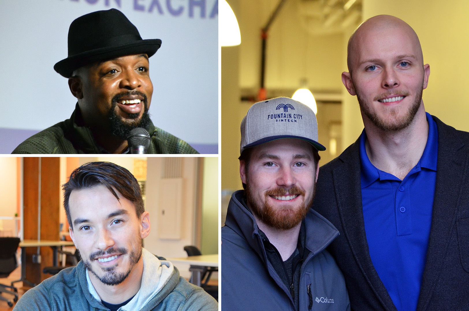 Donald Hawkins, Griffin; Matt Moody, Bellwethr; and Jerry Workman and Parker Graham, Destiny