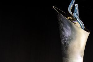 Al Davis Memorial Torch, photo courtesy of Dimensional Innovations