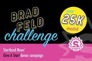 The Brad Feld Challenge for Startland News' Give A Start donor campaign