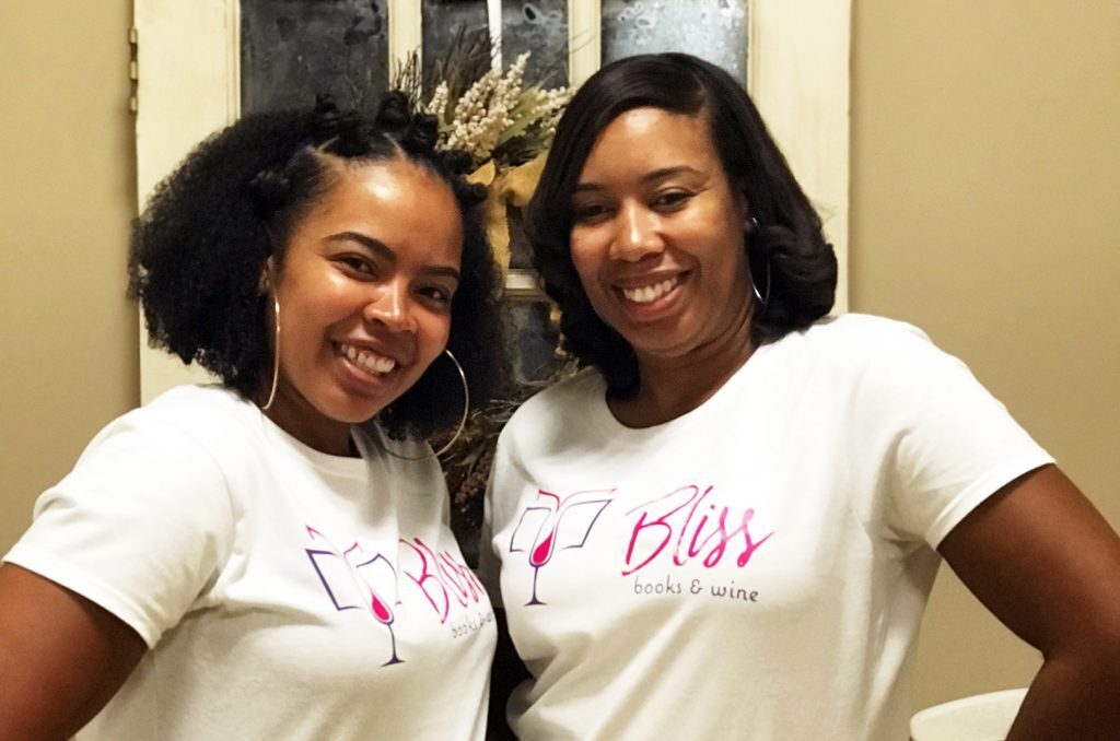 La’Nesha Frazier and La’Nae Robinson, Bliss Books and Wine