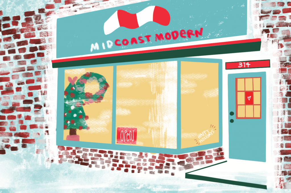 Mid Coast Modern illustration by Elyssa Bezner