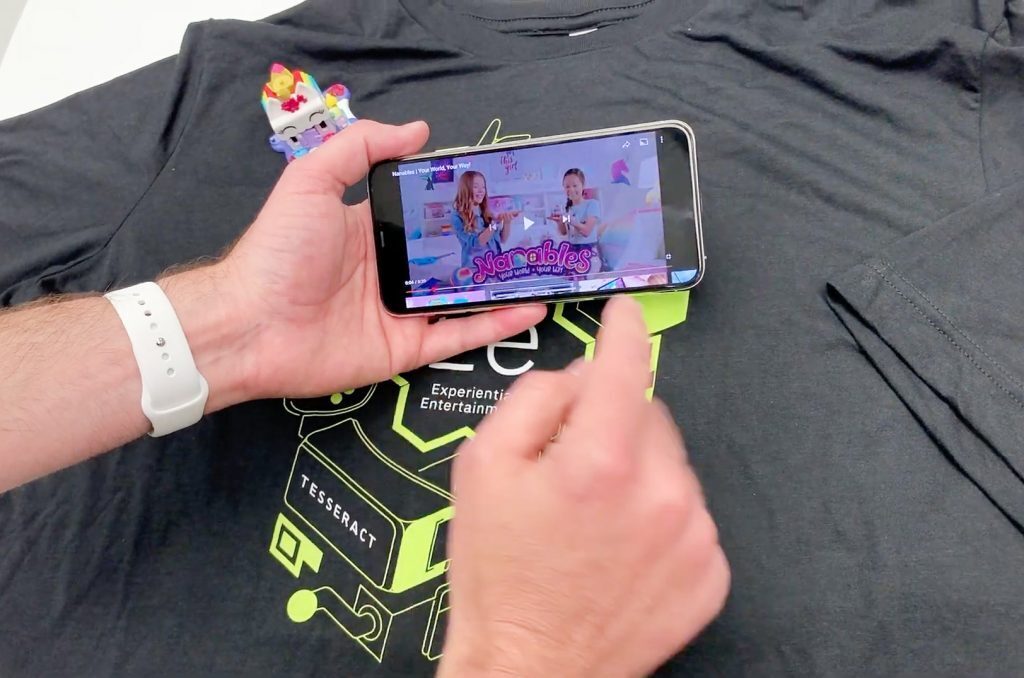 Tesseract Ventures interactive T-shirts