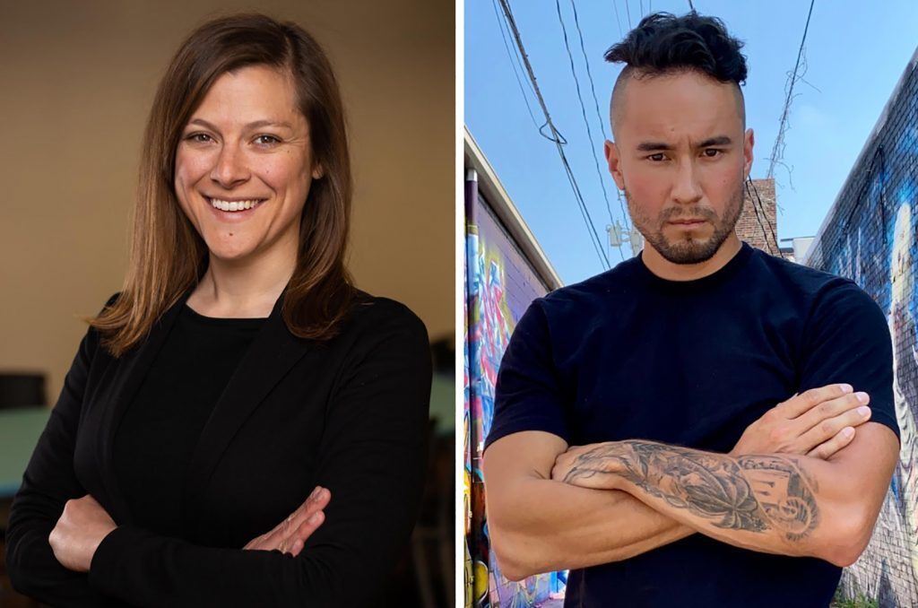 Dr. Allison Edwards and Jay Austin