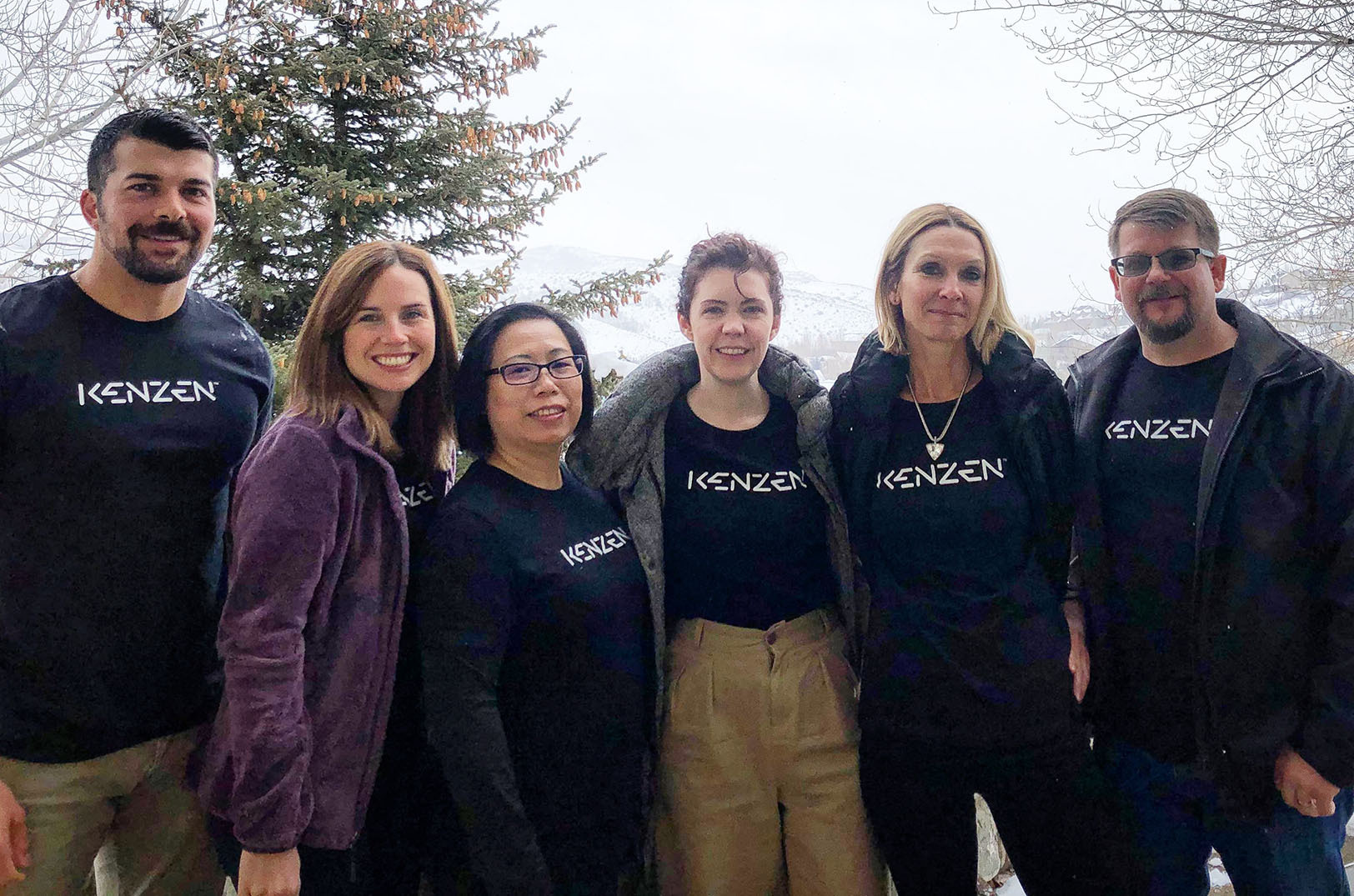 Kenzen team, pre-COVID-19 pandemic