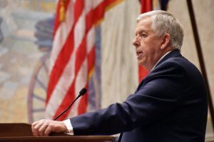 Missouri Gov. Mike Parson, 2021 State of the State Address, photo courtesy of the State of Missouri
