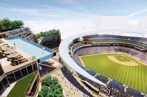 Downtown Royals ballpark design by Pendulum Studio