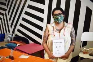 Latinx Chicanx pop up 09 Maite Salazar, "Tiny Bits of Flesh," Out of Print KC