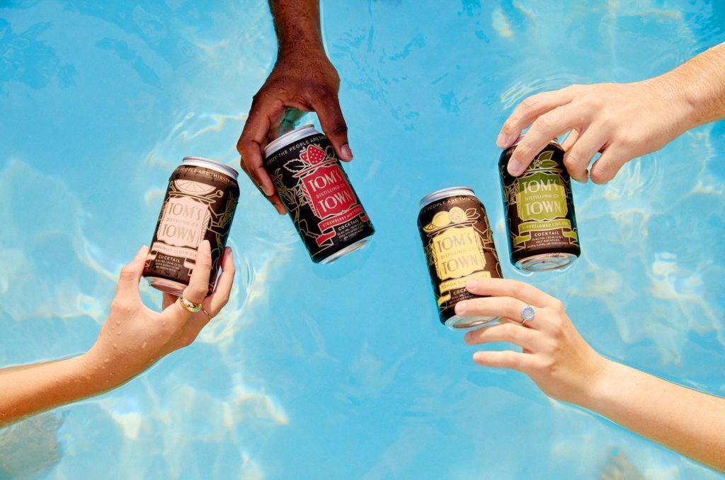 Tom's Town canned cocktails